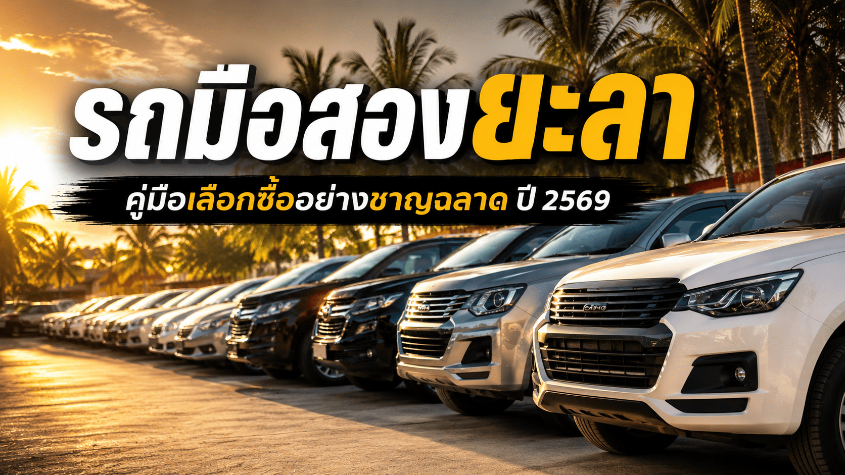 รถมือสองยะลา: คู่มือเลือกซื้ออย่างชาญฉลาดปี 2569