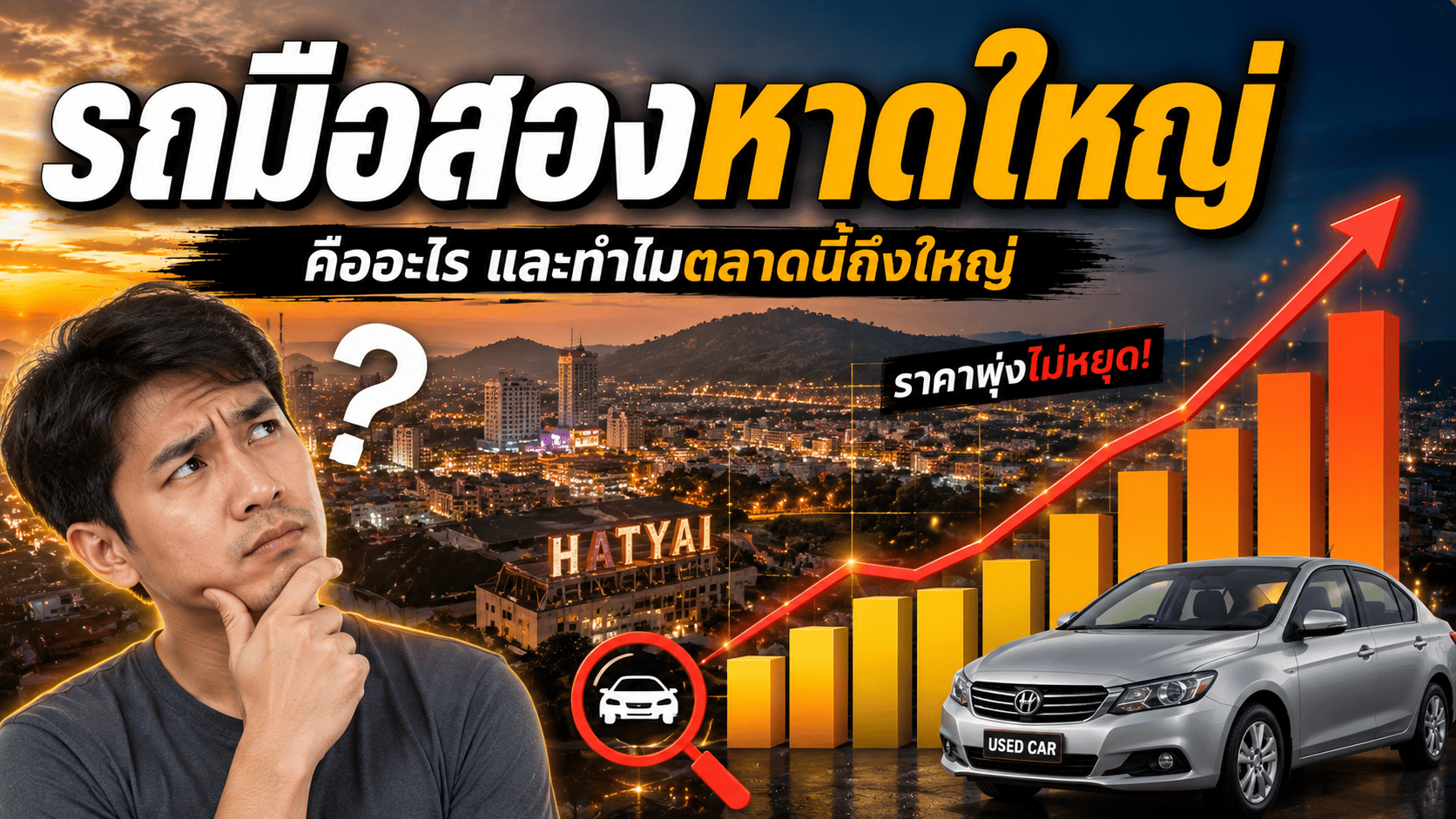 รถมือสองหาดใหญ่คืออะไร และทำไมตลาดนี้ถึงใหญ่